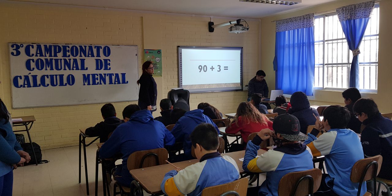 Con participación de planteles municipales Escuela Gabriela Mistral realiza su 3er concurso de cálculo mental