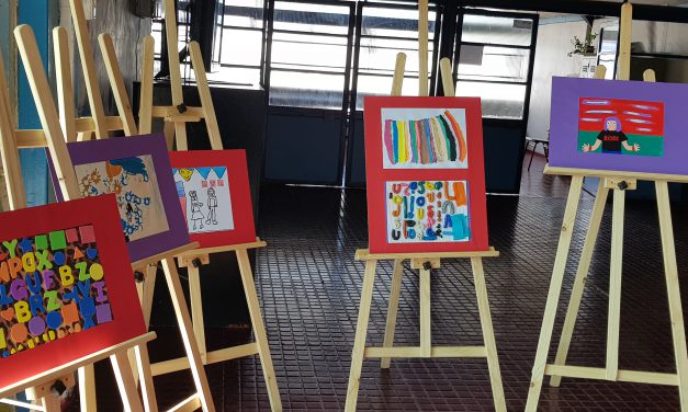 Pinturas de estudiantes de escuela valle andino serán protagonistas en exposición de arteterapia