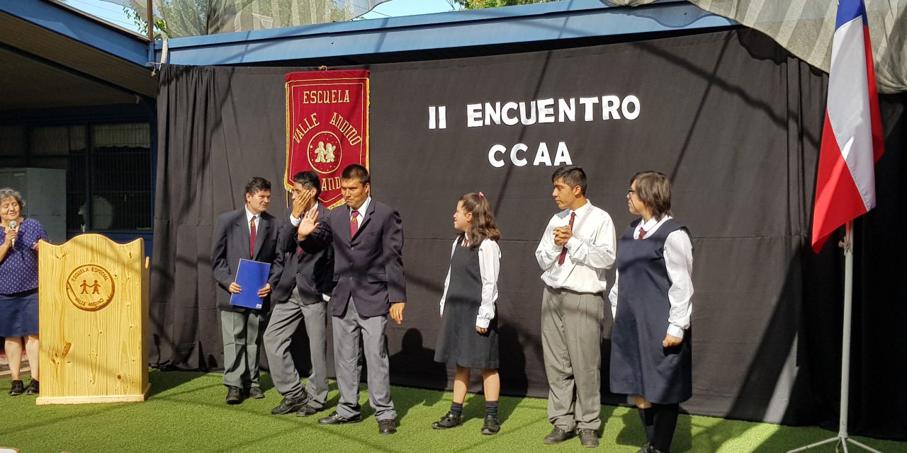 Educación cívica e intercambio de ideas en 2do encuentro de centro de alumnos en Escuela Especial Valle Andino