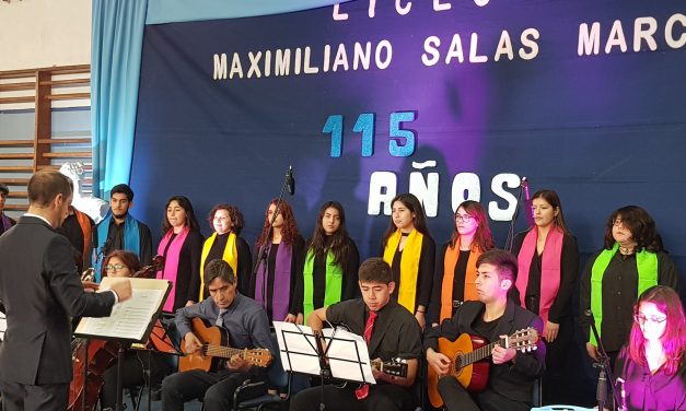 Liceo Maximiliano Salas Marchán celebra 115 años junto a Los Andes