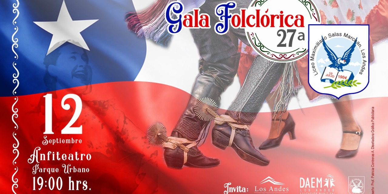 Con presentación en Parque Urbano Liceo Max Salas invita a su 27ª Gala Folclórica