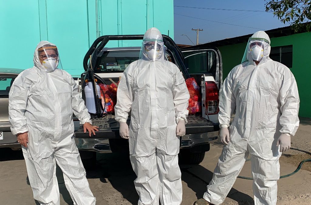 DAEM Los Andes entrega alimentación PAE-Junaeb a domicilio para familias en cuarentena