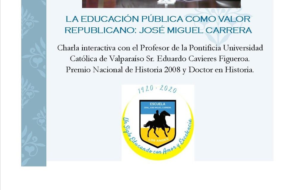 Invitan a charla sobre José Miguel Carrera