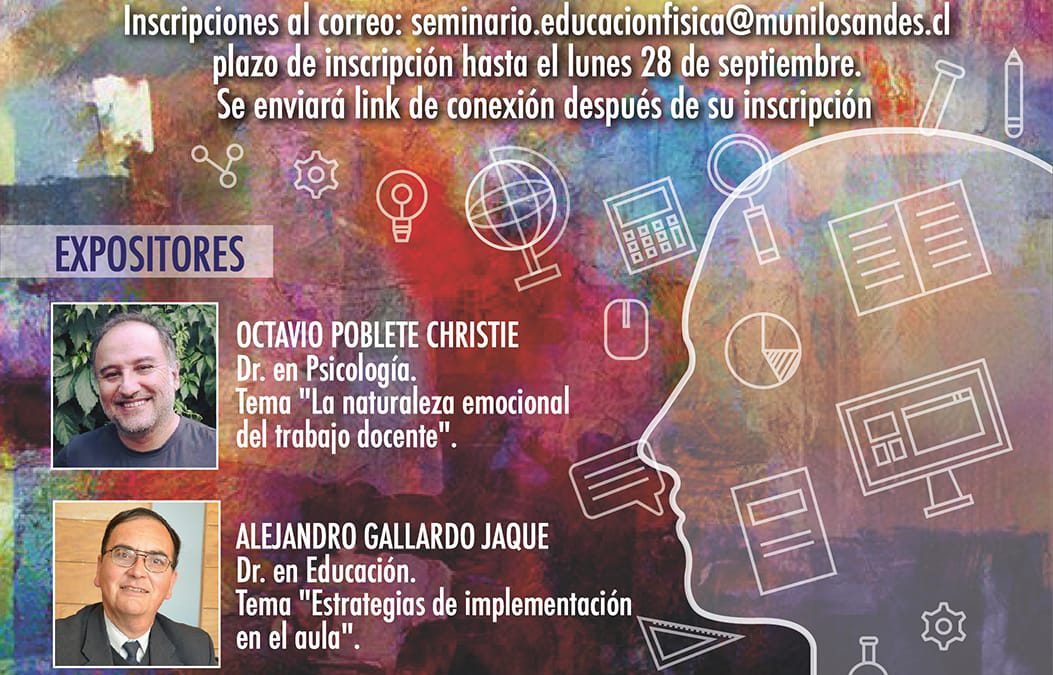 Invitan a participar en seminario “El desafío emocional del trabajo educativo”