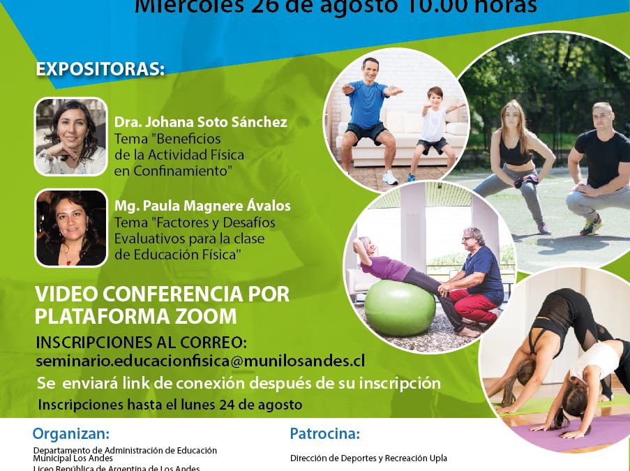 Invitan a participar en seminario sobre el valor de la Educación Física