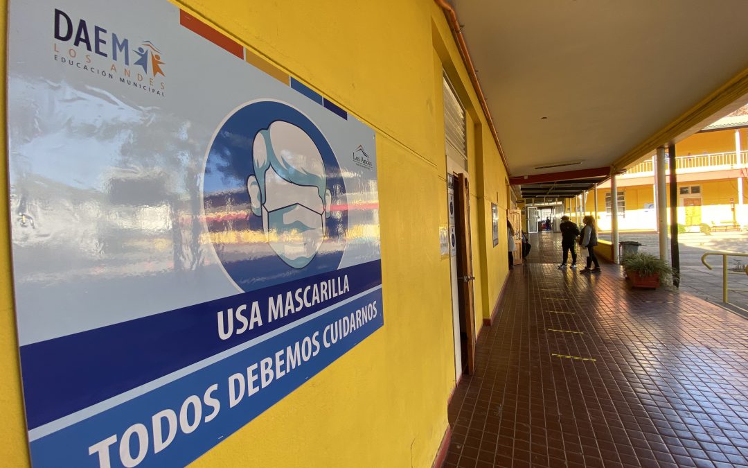 Educación municipal de Los Andes retorna a las clases presenciales este 23 de agosto