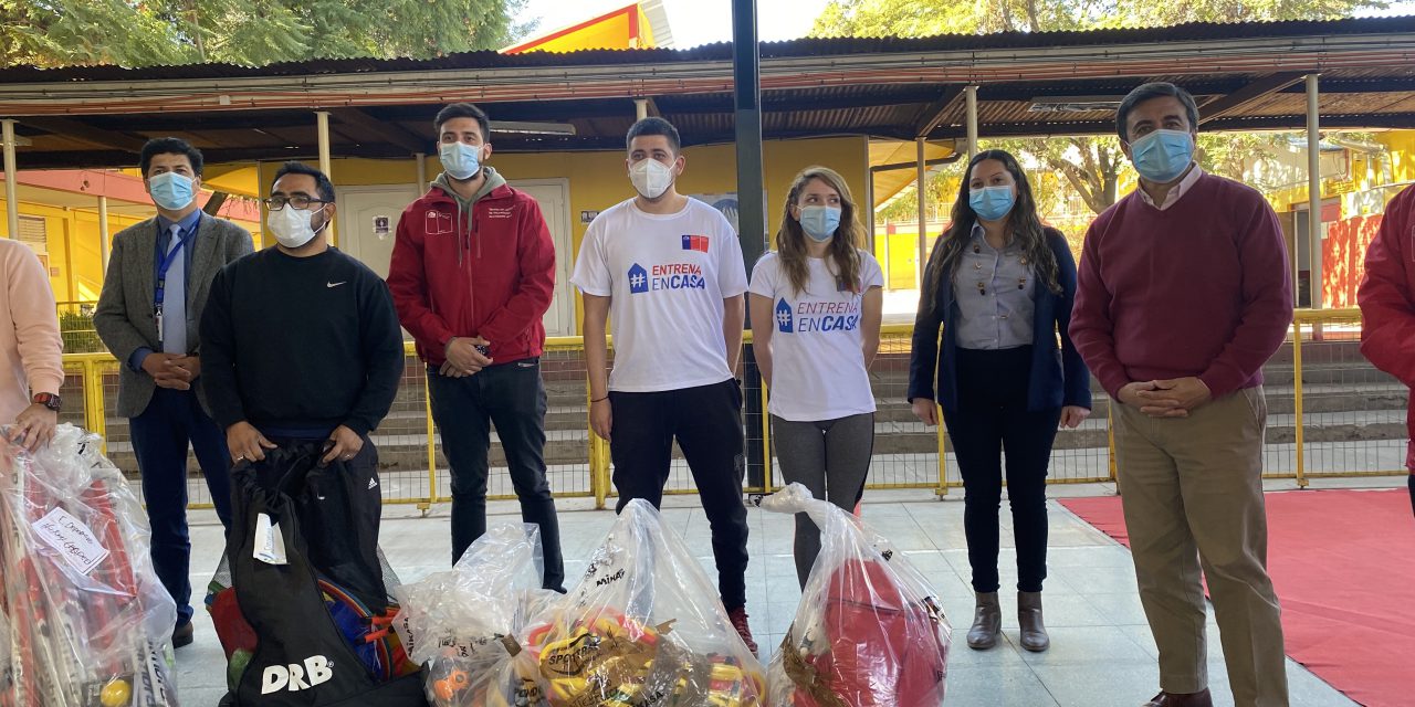 Escuela España vivió jornada de actividad física “Crecer en Movimiento” del IND