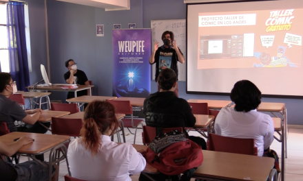 Dictan taller de cómic a estudiantes del Liceo Max Salas