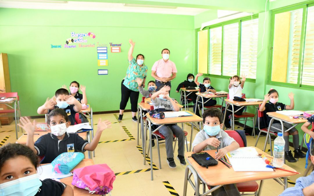 Positiva evaluación de la primera semana de clases presenciales en Los Andes