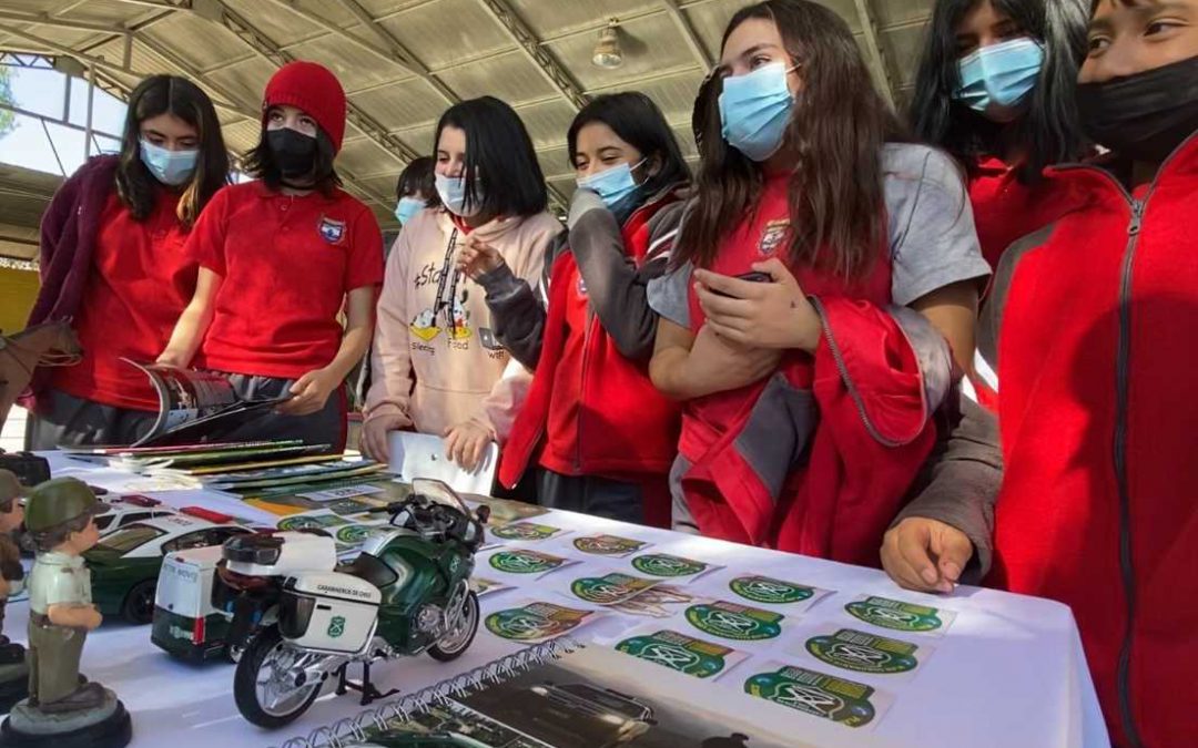 Con participación de diversas instituciones se realizan Ferias de Seguridad Pública en establecimientos educacionales
