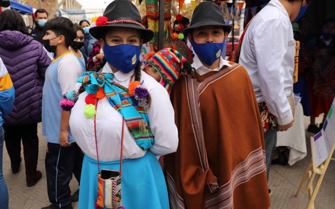 Alumnos de educación básica dieron vida a la celebración del Wiñol Tripantu en Los Andes