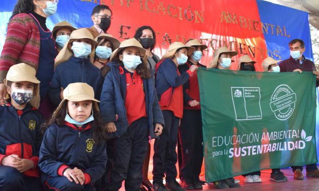 Escuela España y Escuela Ignacio Carrera Pinto son reconocidas por su trabajo fomentando el cuidado al medioambiente