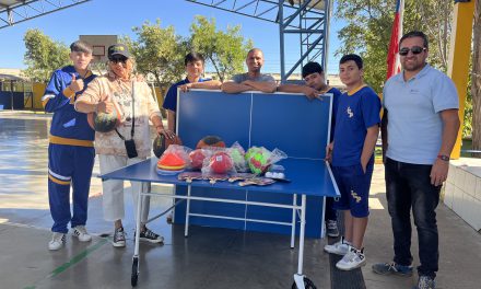 Establecimientos municipales de Los Andes reciben equipamiento deportivo