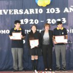 Con emotivos reconocimientos el Liceo Politécnico América celebro su 103 aniversario